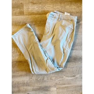 LEE Beige Hi Rise Straight Leg Pants